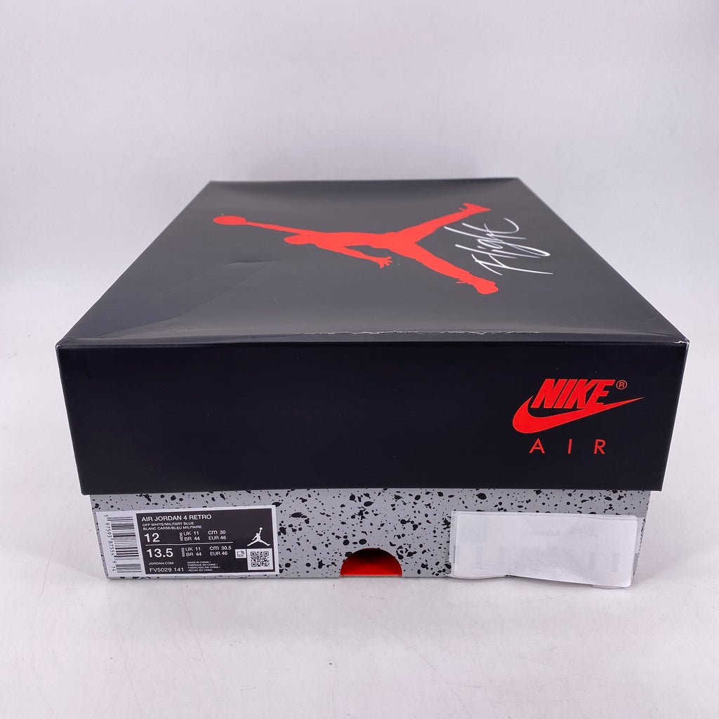 Air Jordan 4 Retro "Military Blue" 2024 New Size 12