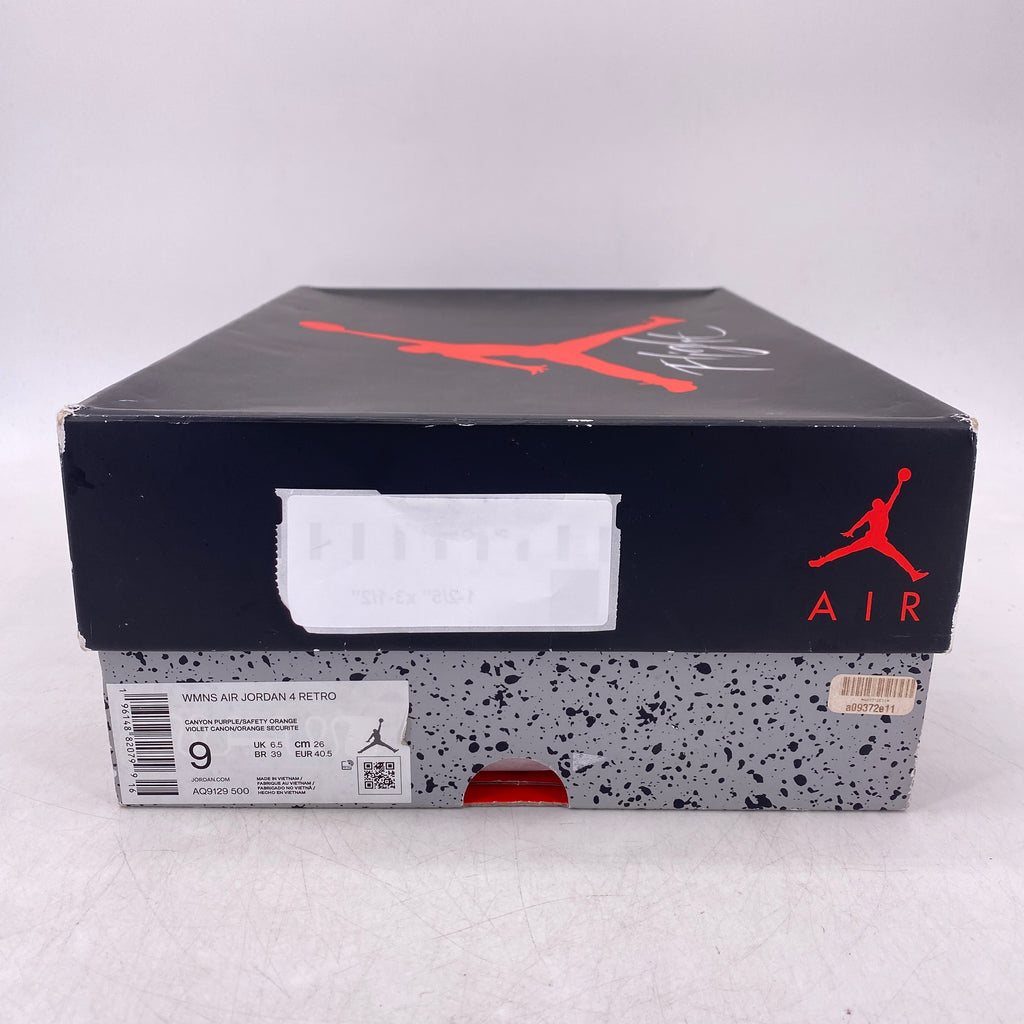 Air Jordan (W) 4 Retro "Canyon Purple" 2022 Used Size 9W