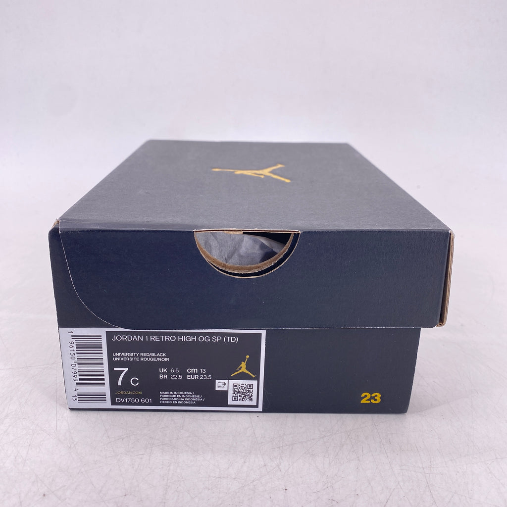 Air Jordan (TD) 1 Retro High OG "Spider-Verse" 2023 New Size 7C