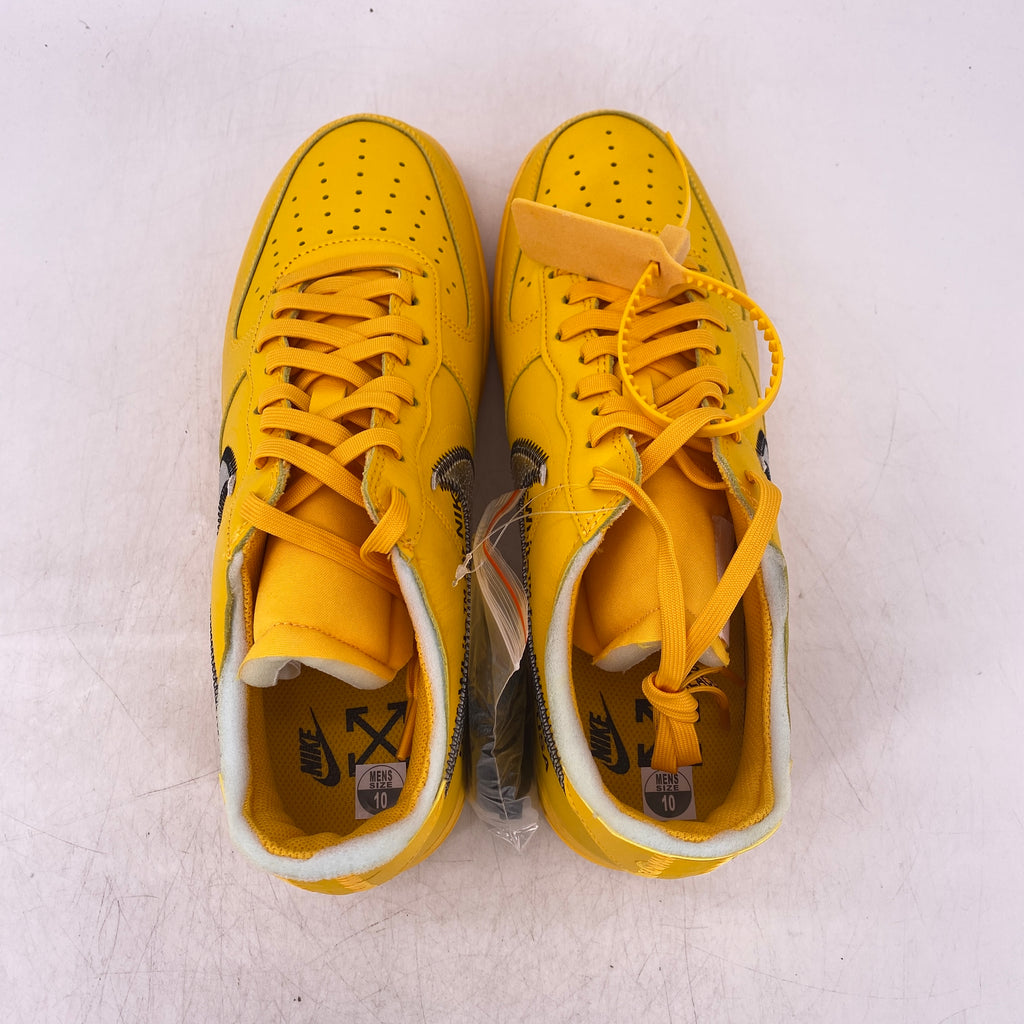 Nike Air Force 1 Low / OW "University Gold" 2021 New Size 10