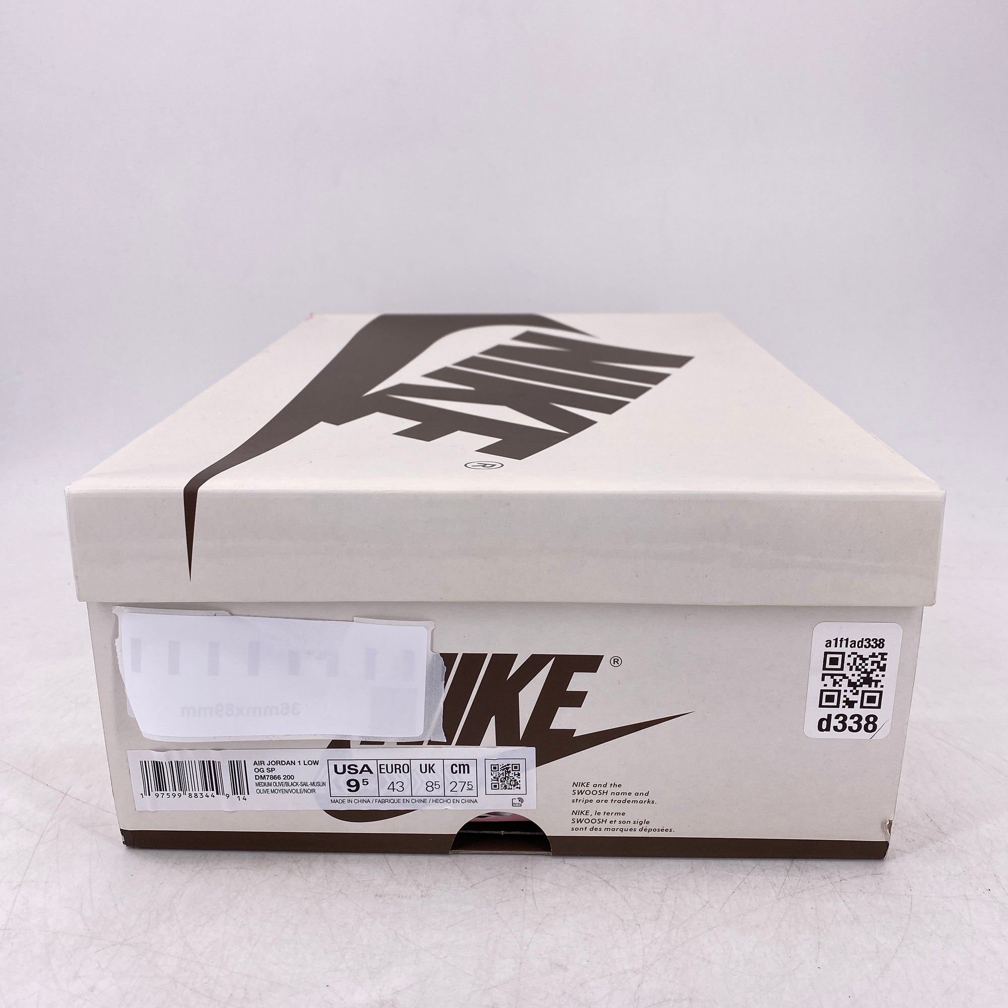 Air Jordan 1 Retro Low &quot;Travis Scott Medium Olive&quot; 2024 New Size 9.5
