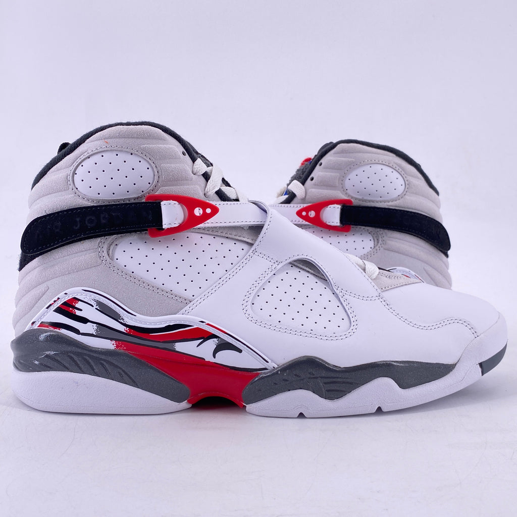 Air Jordan 8 Retro "White True Red" 2025 New Size 10.5