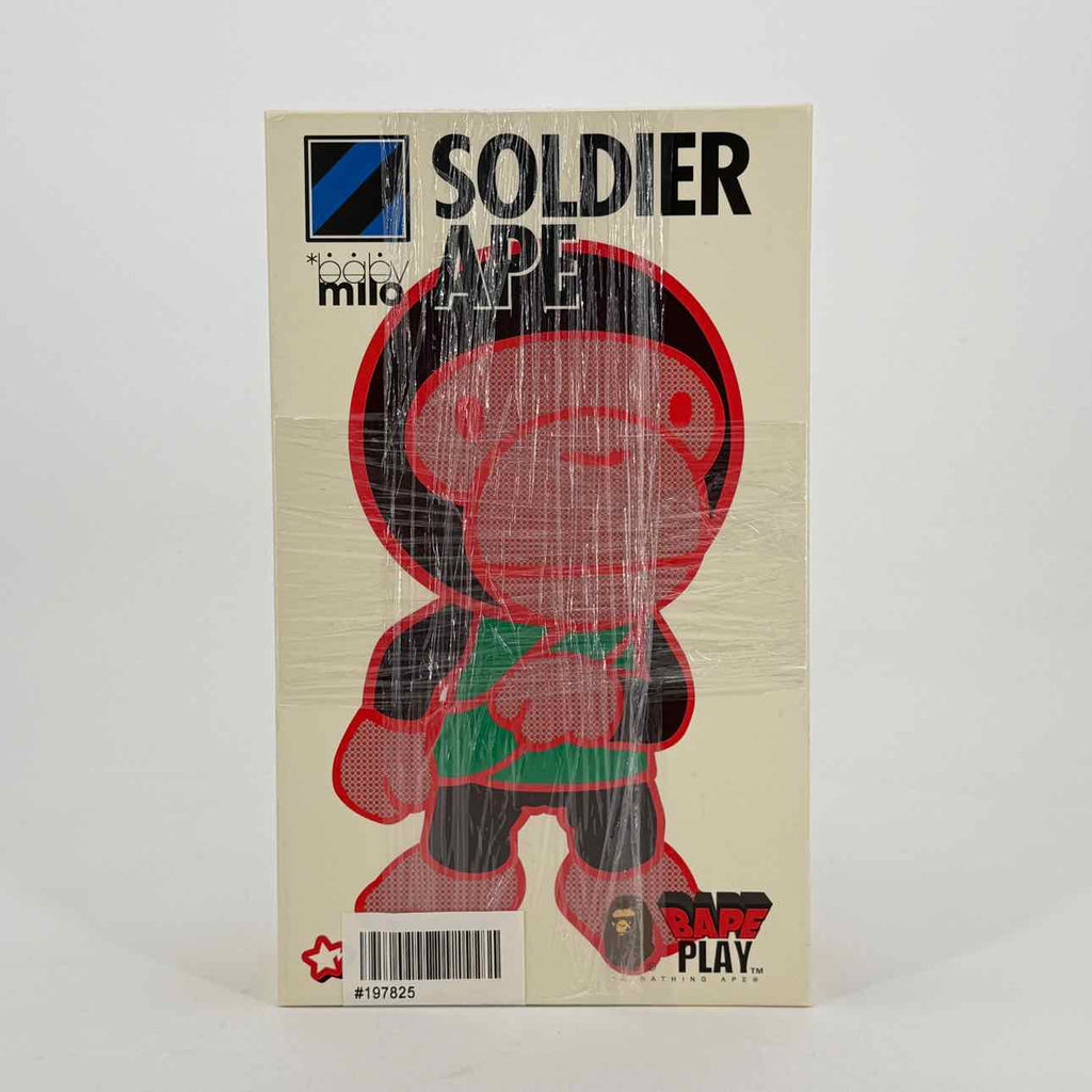 Bape Toy "BAPE PLAY SOLDIER APE" 2003 New Red