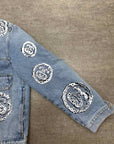 Denim Tears Denim Jacket "STUSSY" Blue Used Size L