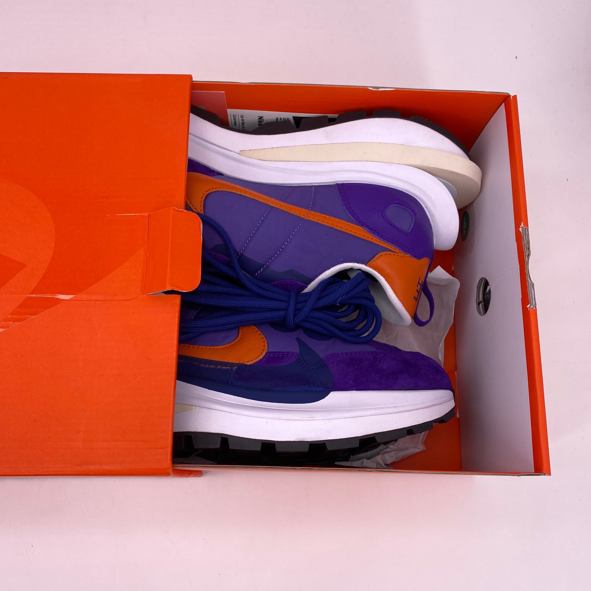 Nike Vaporwaffle / Sacai "Dark Iris" 2021 New Size 11