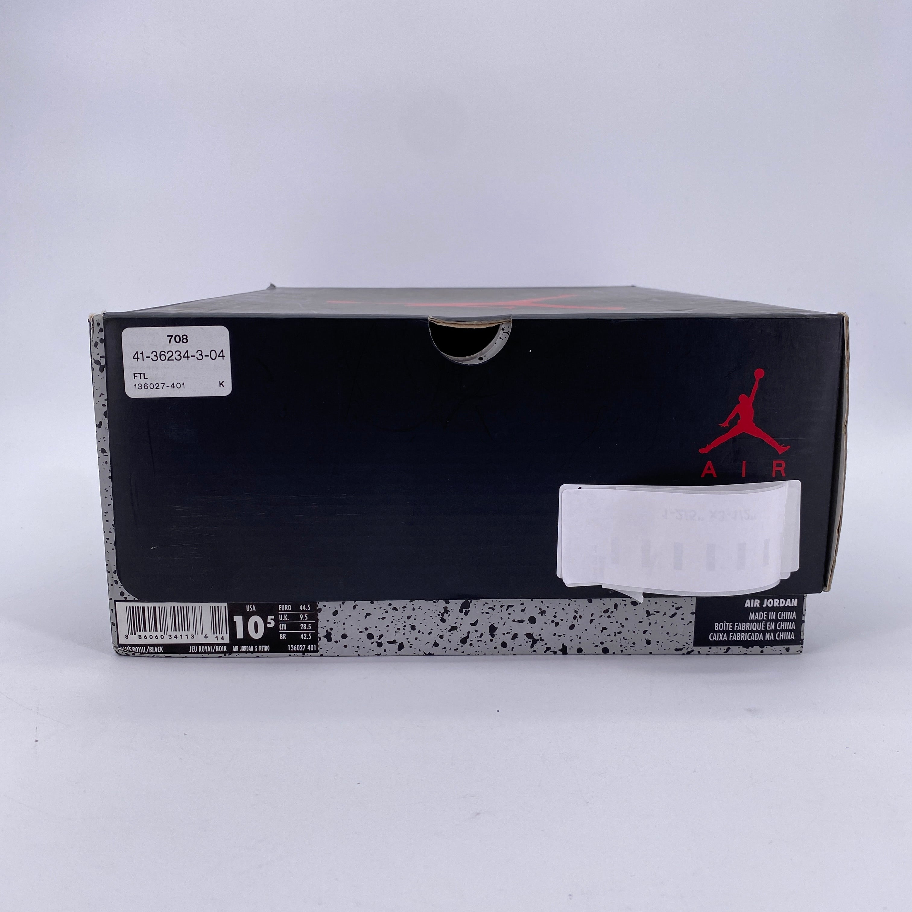 Air Jordan 5 Retro "Blue Suede" 2017 New Size 10.5