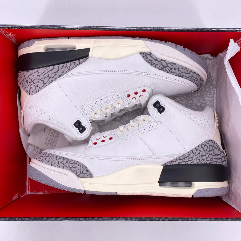 Air Jordan 3 Retro "White Cement Reimagined" 2023 Used Size 9