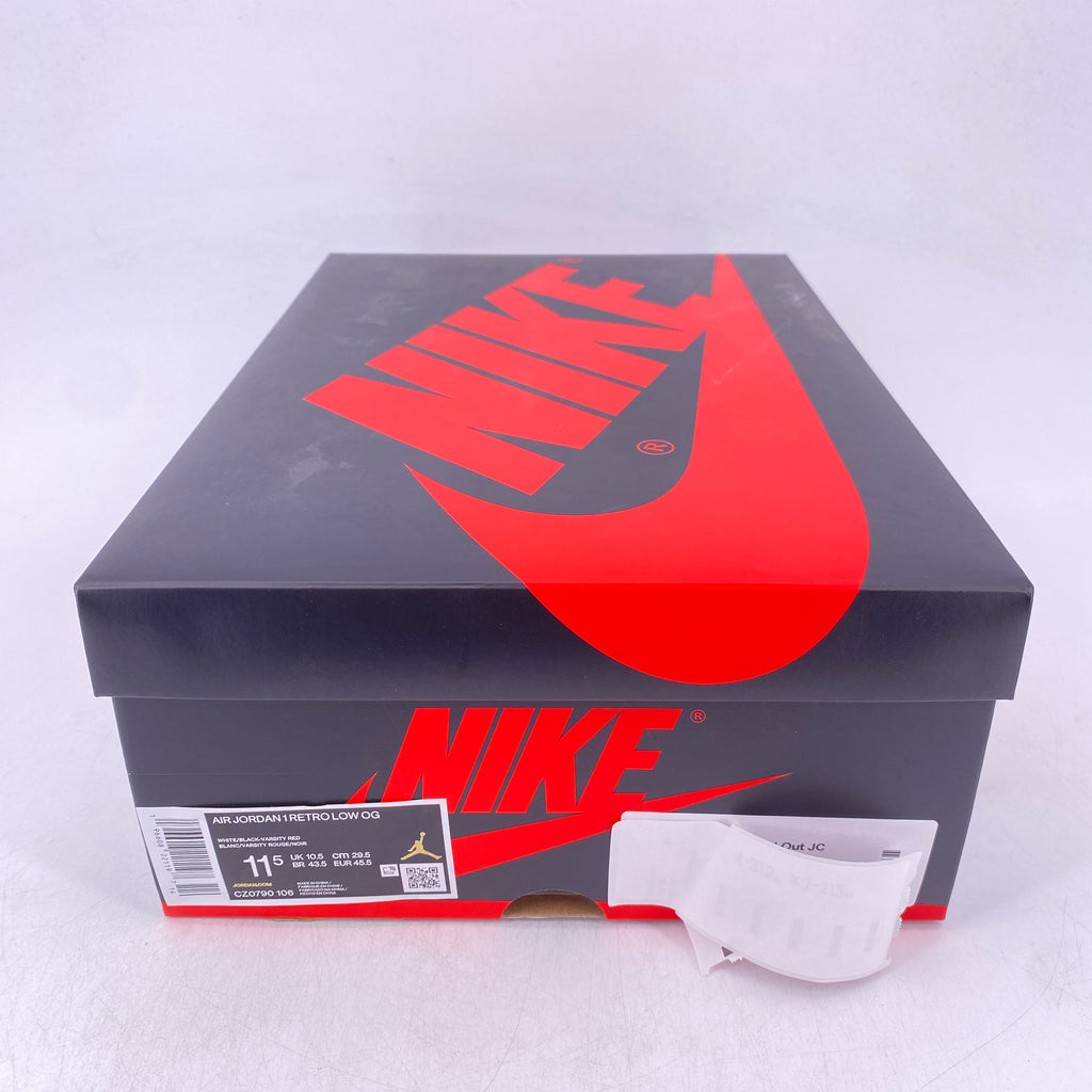 Air Jordan 1 Retro Low "Black Toe" 2023 New Size 11.5