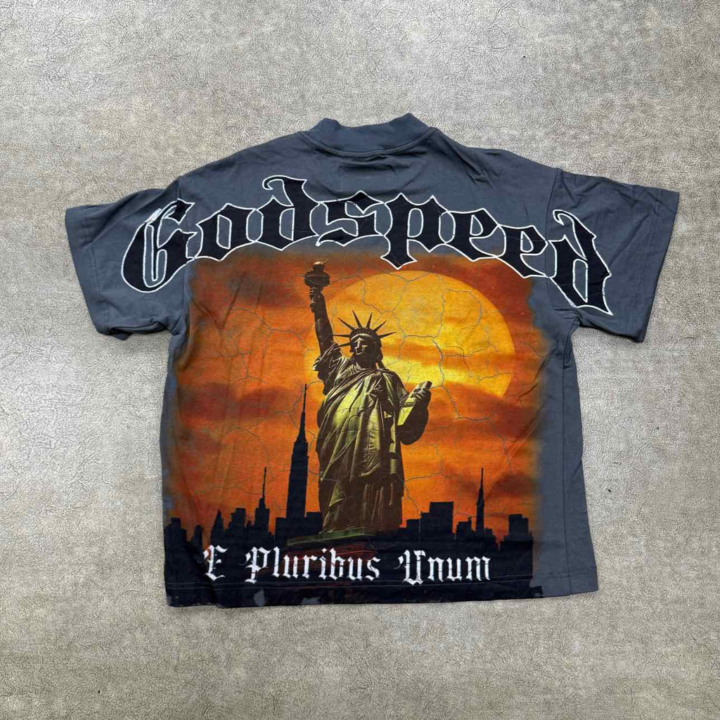 Godspeed T-Shirt "RED DAY" Grey New Size M