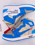 Air Jordan 1 Retro High OG "Off White Unc" 2017 Used Size 9