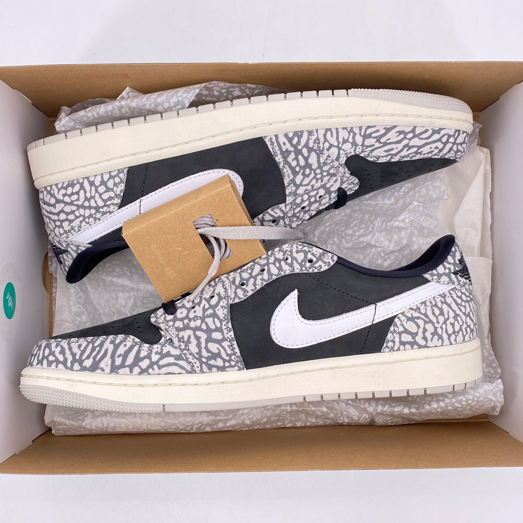 Air Jordan 1 Retro Low "Black Cement" 2023 New Size 10.5