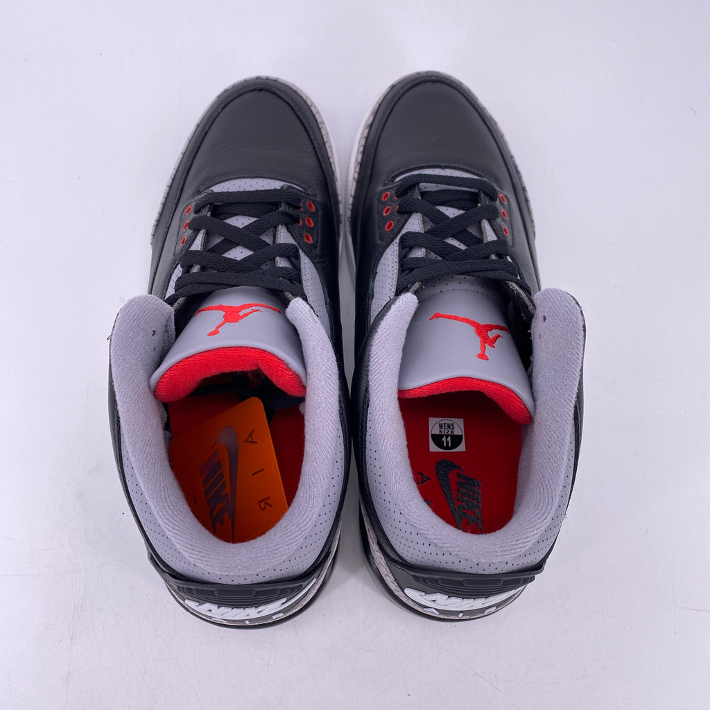 Air Jordan 3 Retro "Black Cement" 2024 New Size 11