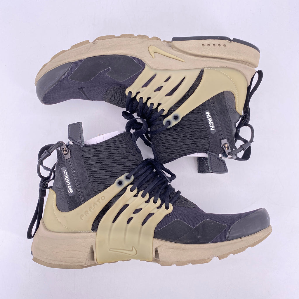 Nike Air Presto Mid "Acronym Olive" 2016 Used Size XXS (7-8)