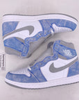 Air Jordan 1 Retro High OG "Hyper Royal Sg" 2021 New Size 8