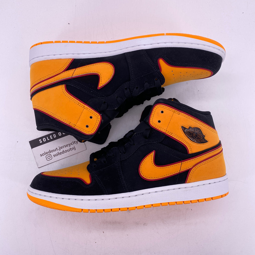 Air Jordan 1 Retro Mid "Black Orange' 2023 New Size 12