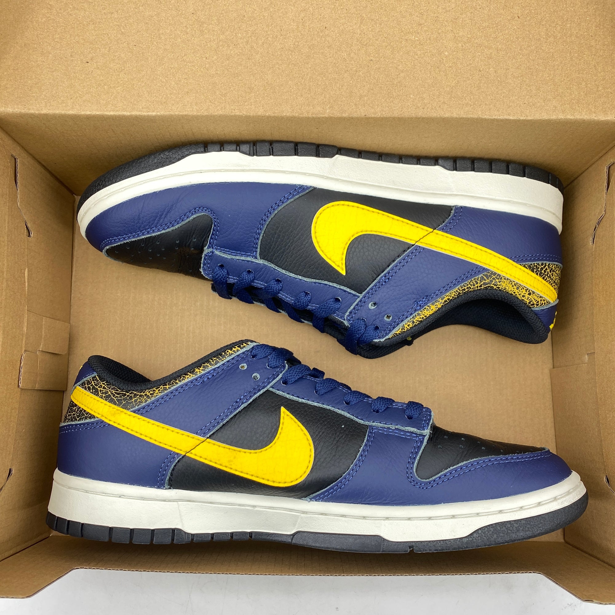 Nike Dunk Low &quot;Vintage Michigan&quot; 2023 Used Size 9.5