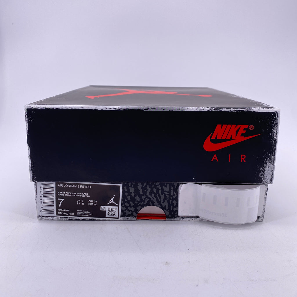 Air Jordan 3 Retro "White Cement Reimagined" 2023 New Size 7