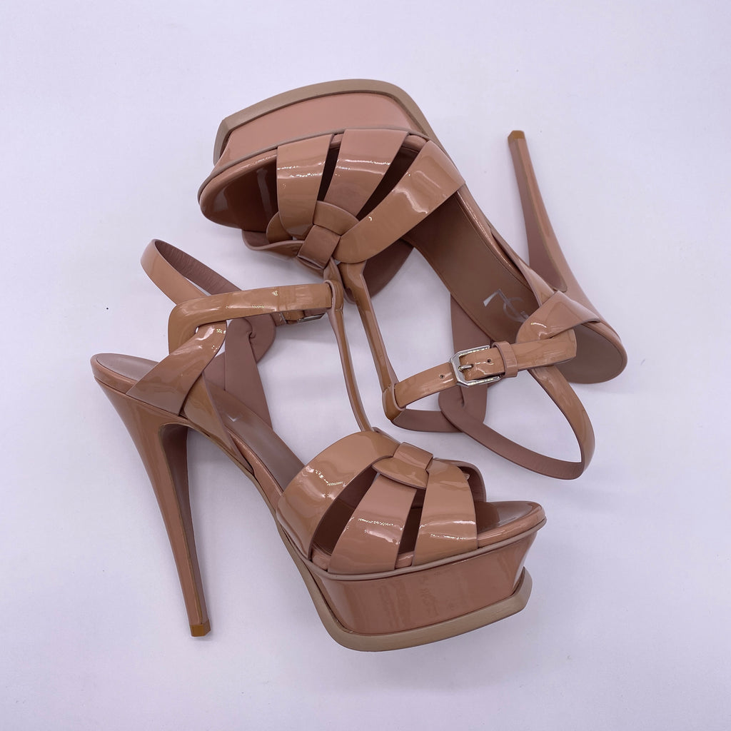 Saint Laurent Tribute "105 Ysl Heels"  New Size 36.5
