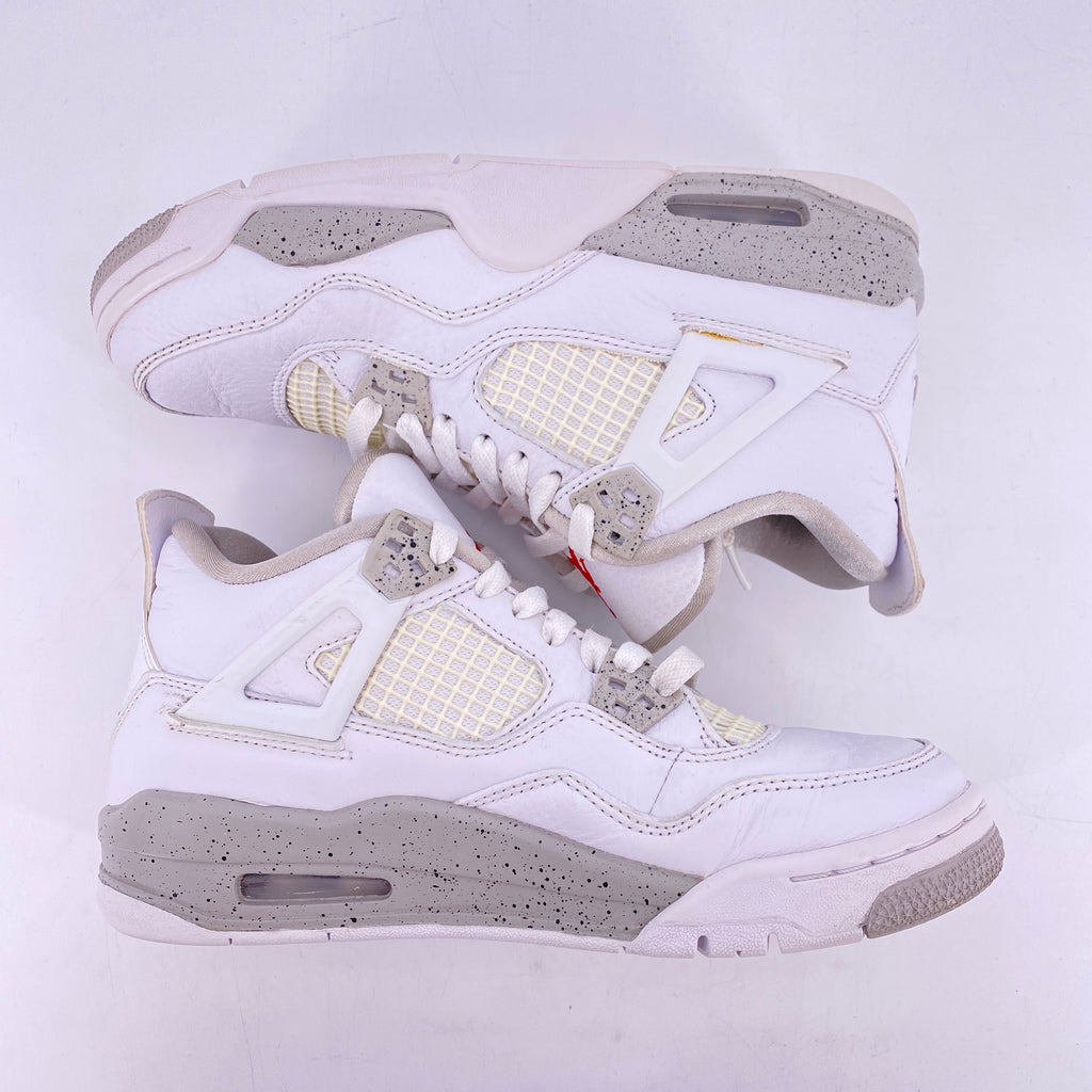 Air Jordan (GS) 4 Retro "White Oreo" 2021 Used Size 6Y