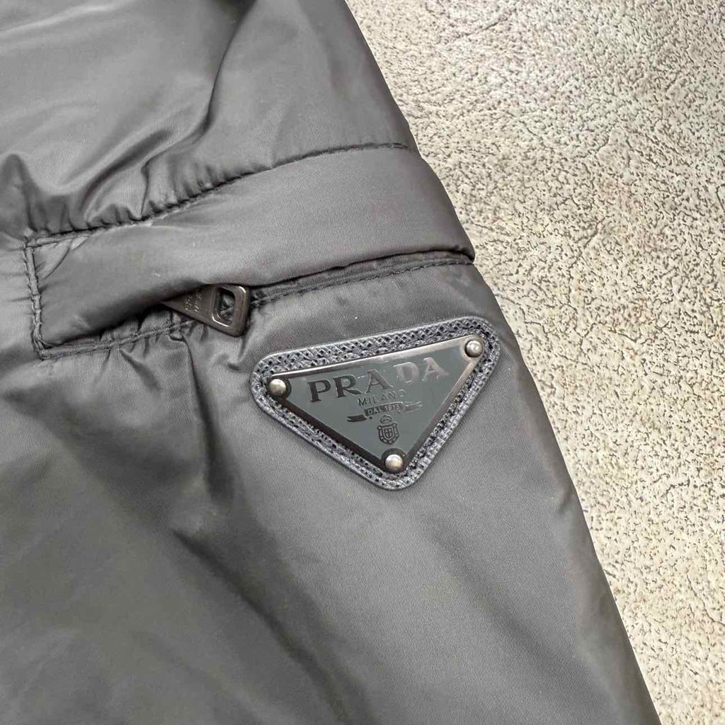 Prada Jacket "NYLON" Black Used Size 52