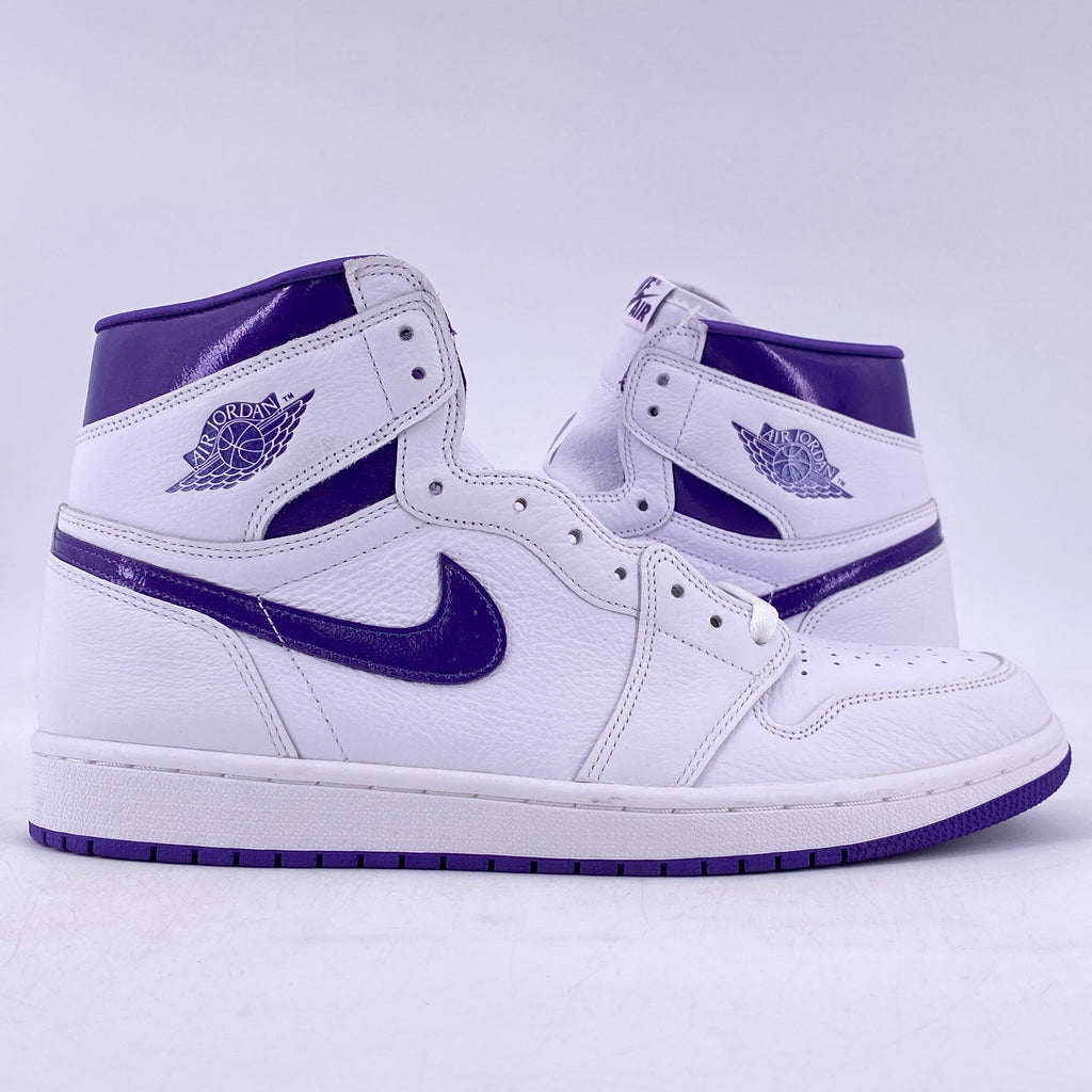 Air Jordan (W) 1 Retro High OG "Court Purple" 2021 New Size 12W