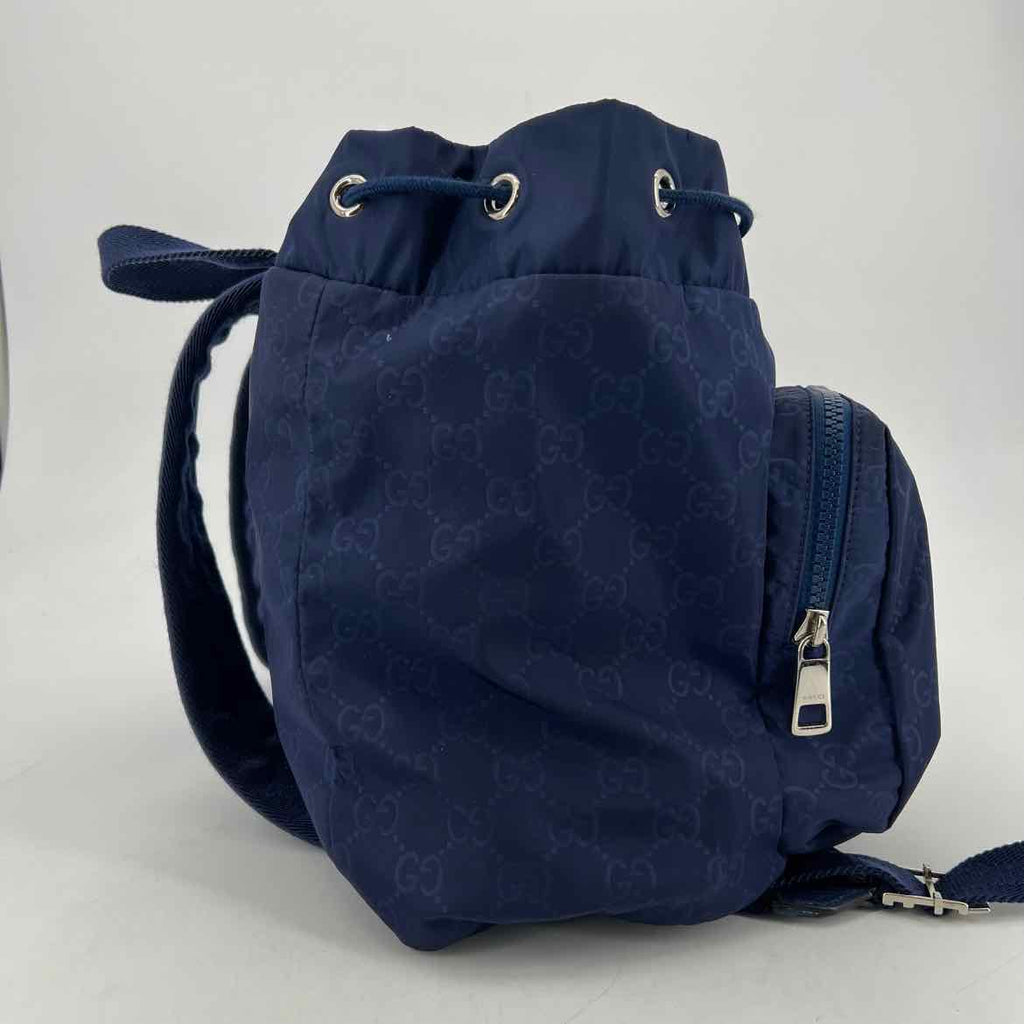 Gucci Backpack "NYLON" Used Blue