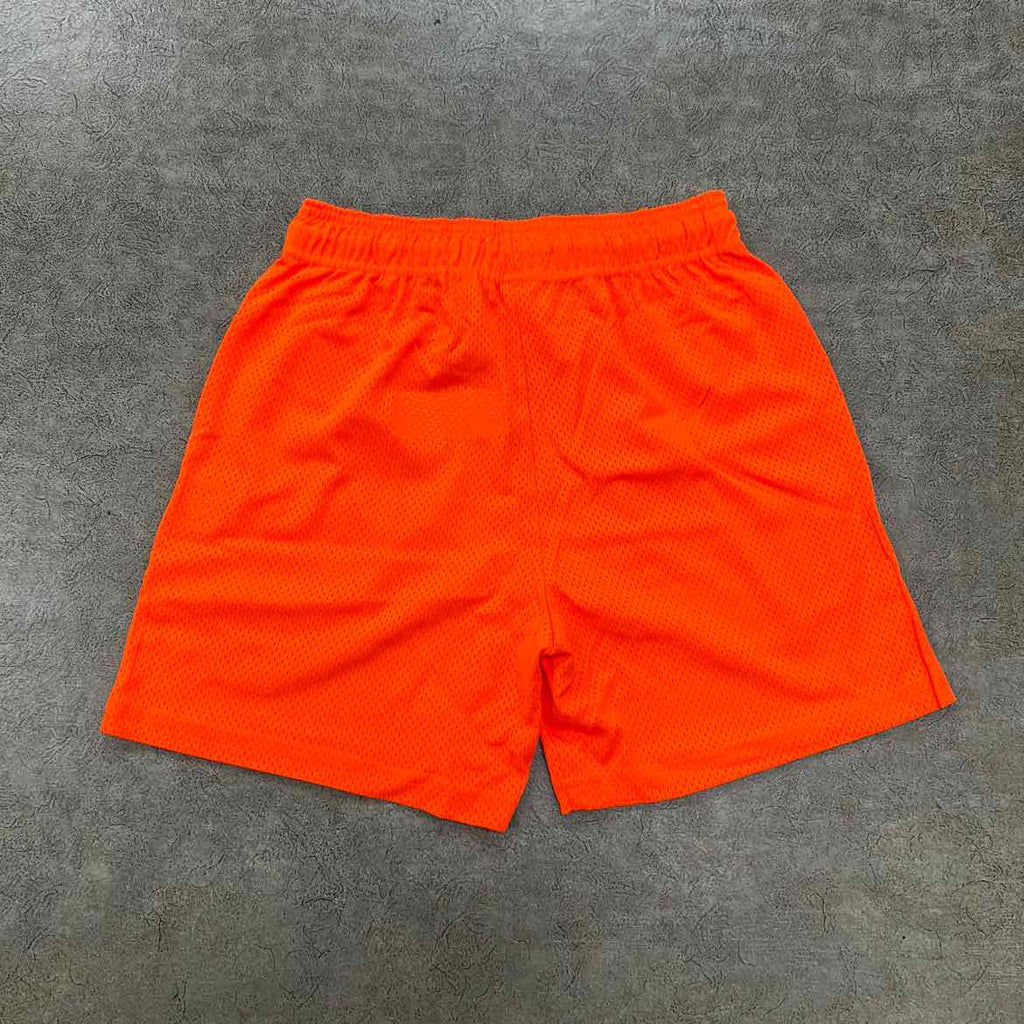 Eric Emanuel Mesh Shorts "BASIC LOGO" Safety Orange New Size S