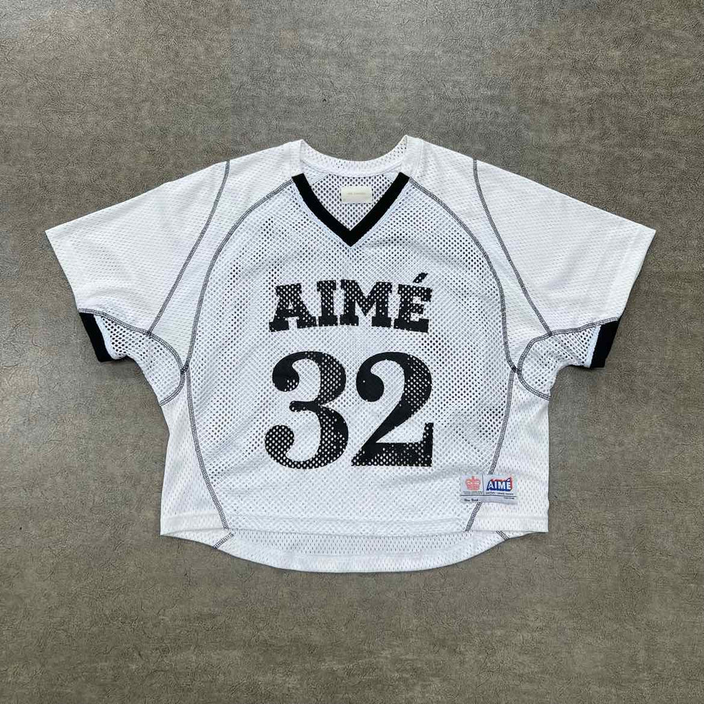 Aime Leon Dore Jersey "TEAM PRACTICE" White Used Size M