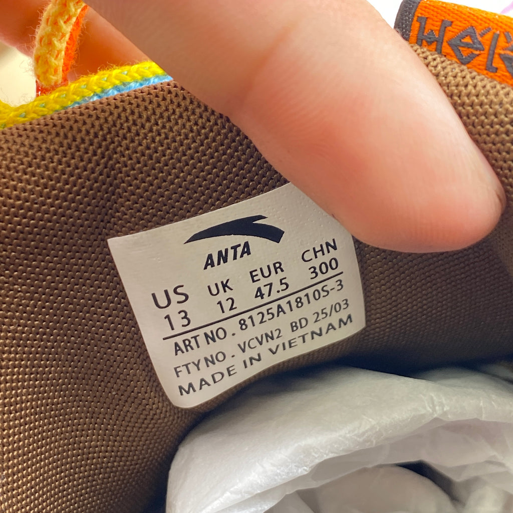 Anta Kai 1 Style "Brown" 2024 Used Size 13