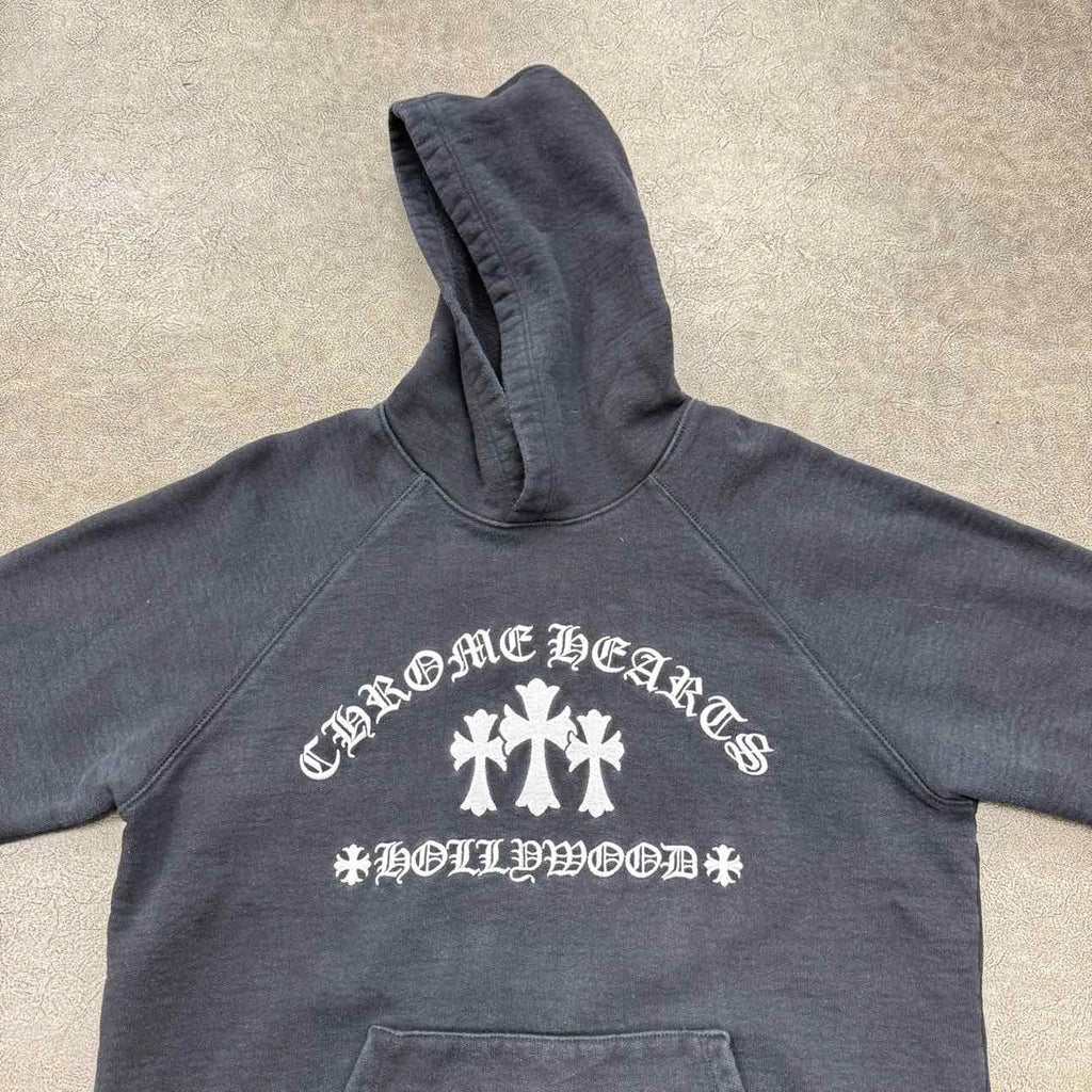Chrome Hearts Hoodie "KING TACO" Black Used Size L