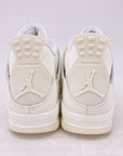 Air Jordan (W) 4 Retro "Metallic Gold" 2024 New Size 10.5W