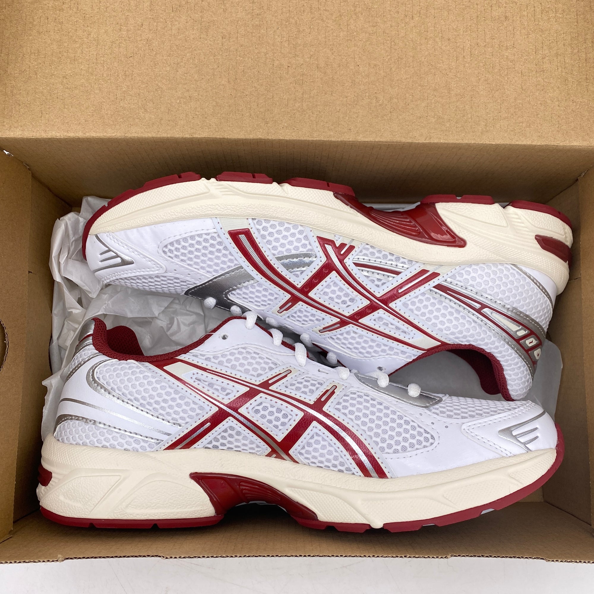 Asics (W) Gel-1130 &quot;White Red Dahlia&quot; 2024 New Size 8.5W