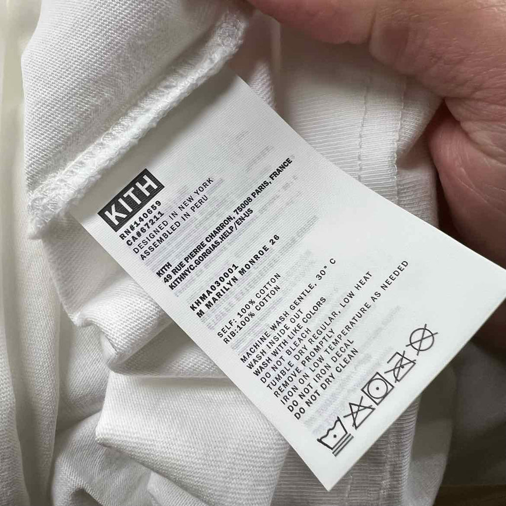 Kith T-Shirt "MARILYN MONROE BOX" White New Size XL
