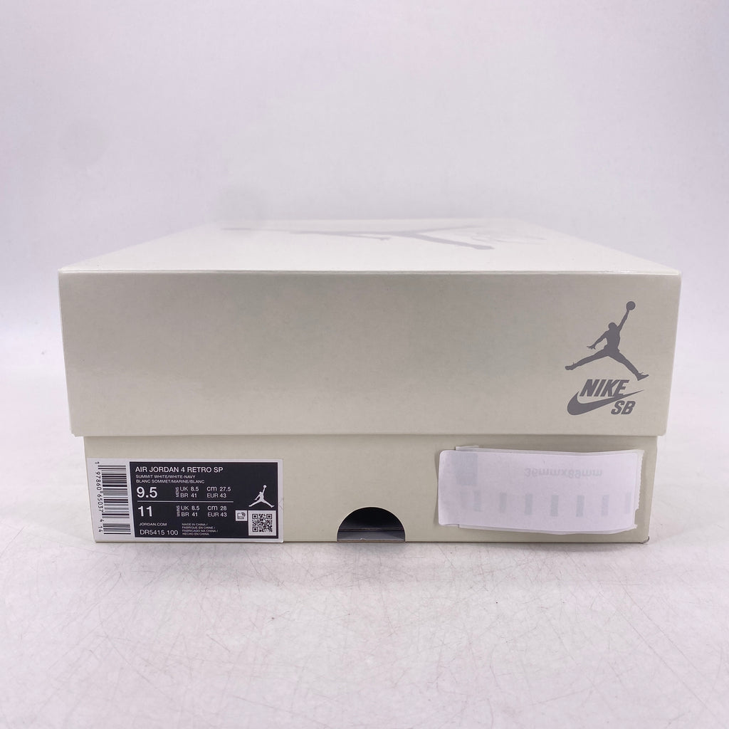 Air Jordan 4 Retro "Navy" 2025 New Size 9.5