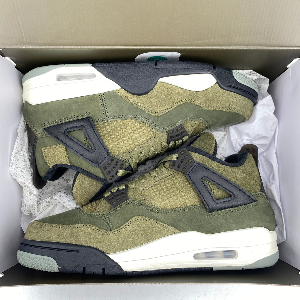 Air Jordan 4 Retro "Medium Olive" 2023 New Size 9