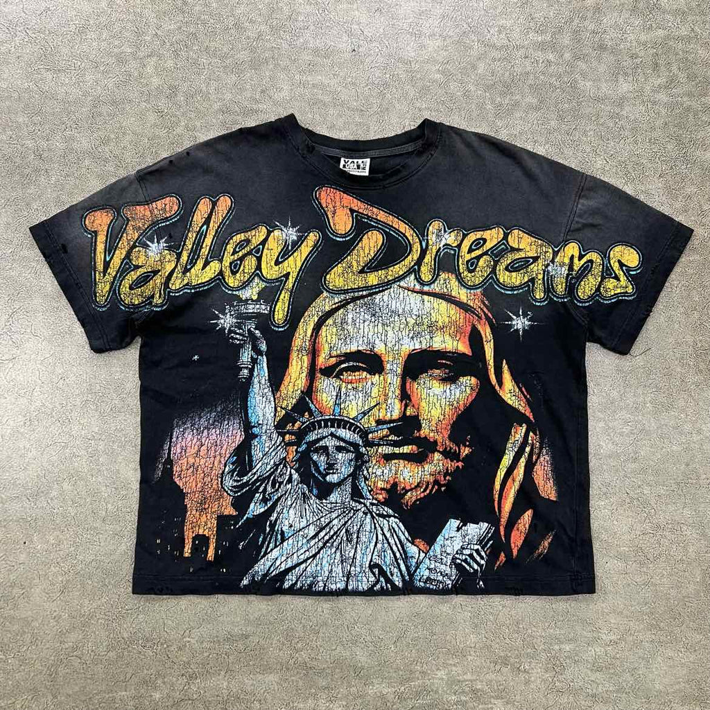 Vale T-Shirt "FOREVER GODS" Black Used Size S