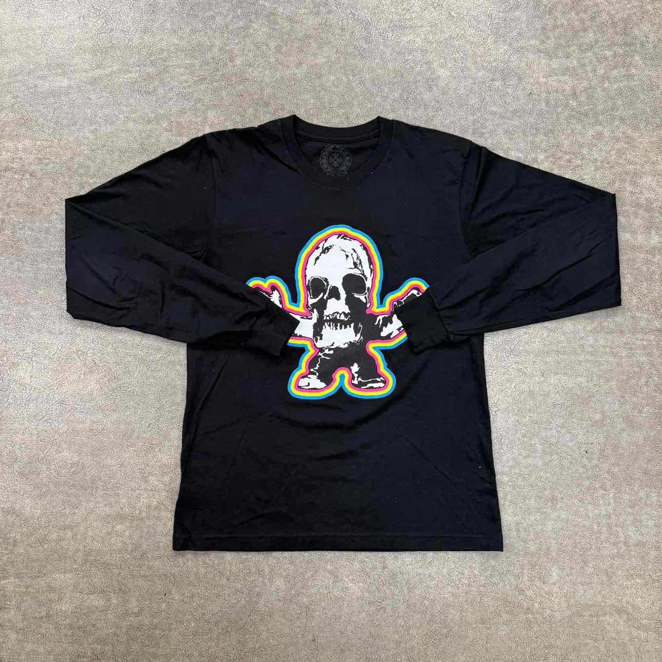 Chrome Hearts Long Sleeve &quot;FOTI&quot; Black Used Size M Chrome Hearts