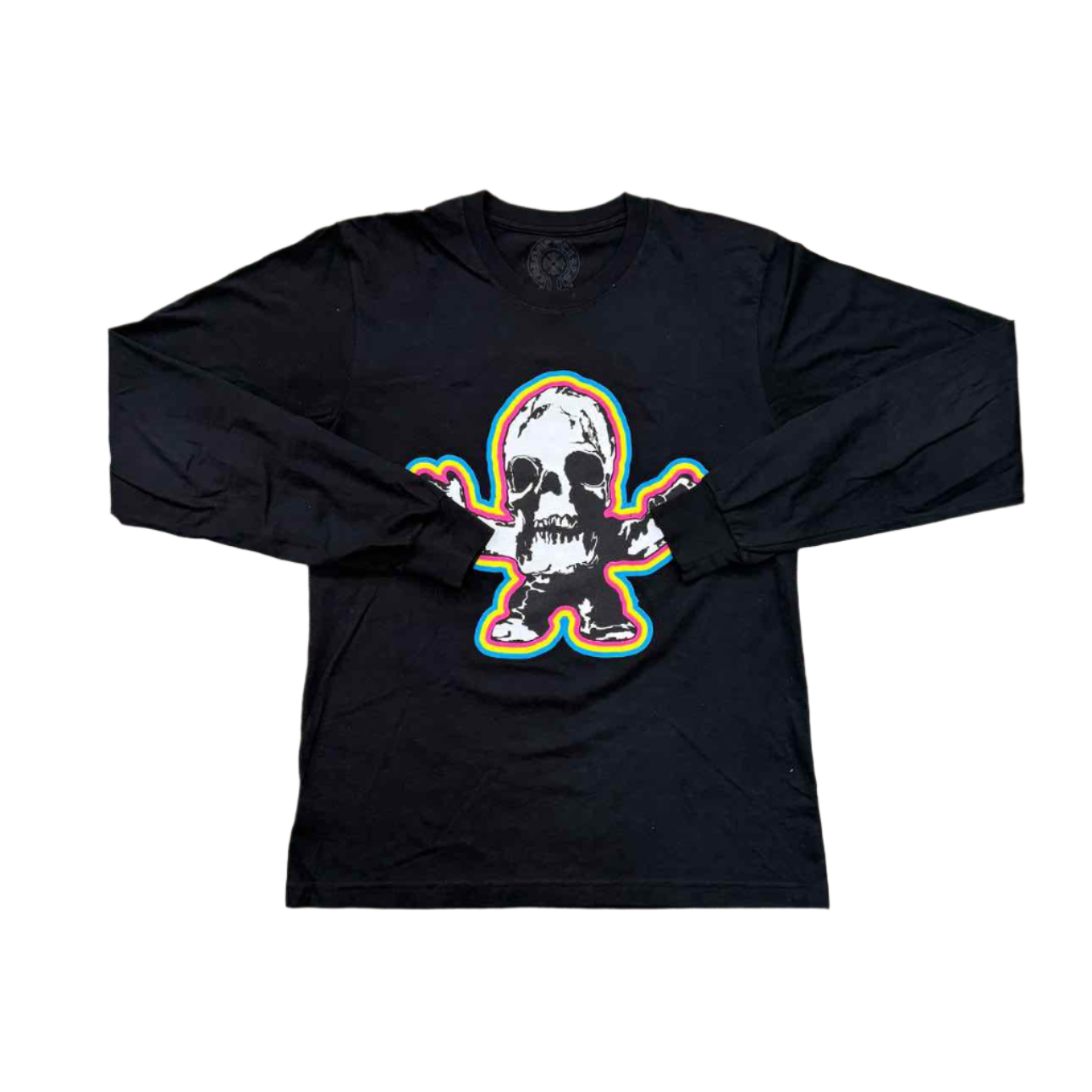Chrome Hearts Long Sleeve &quot;FOTI&quot; Black Used Size M Chrome Hearts