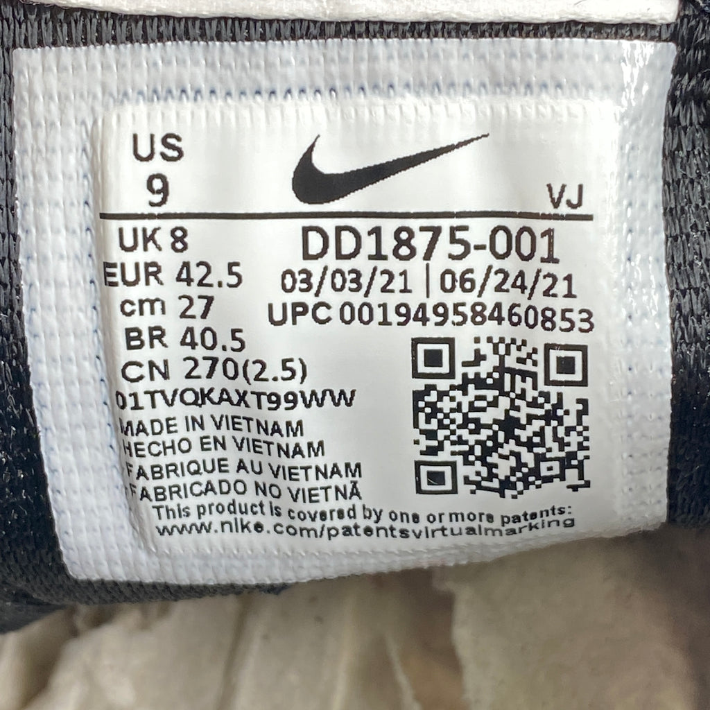 Nike Vaporwaffle / Sacai "Black Gum" 2022 Used Size 9