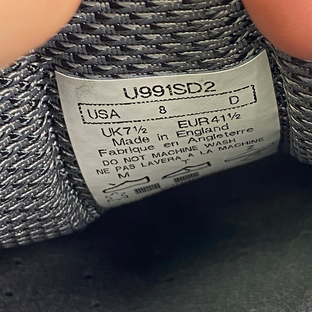 New Balance 991v2 "Stone Island Black" 2023 Used Size 8