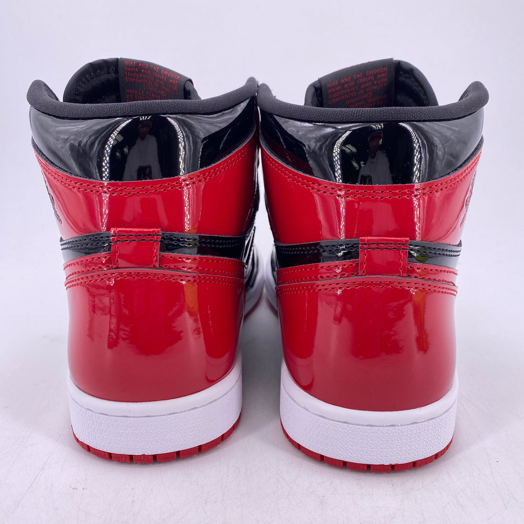 Air Jordan 1 Retro High OG "Patent Bred" 2021 New Size 8