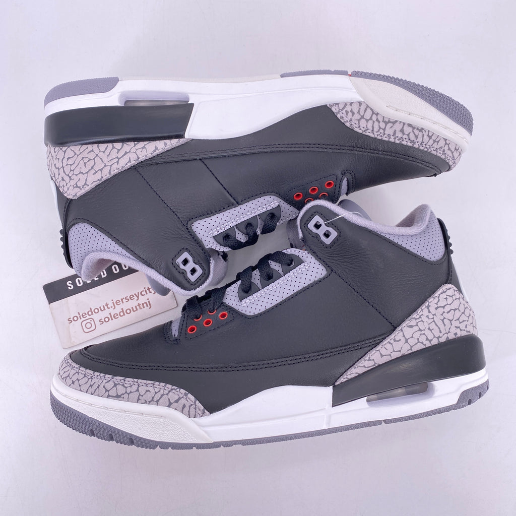Air Jordan 3 Retro "Black Cement" 2024 New Size 8.5