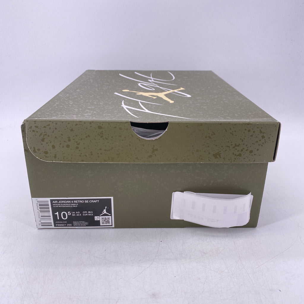 Air Jordan 4 Retro SE "Medium Olive" 2023 New Size 10.5