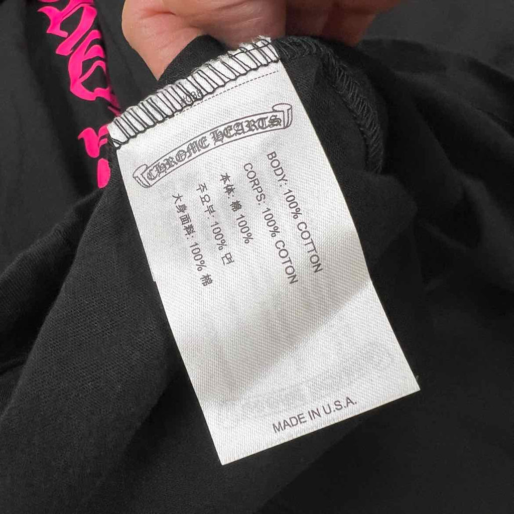 Chrome Hearts Long Sleeve "POCKET" Black New Size L