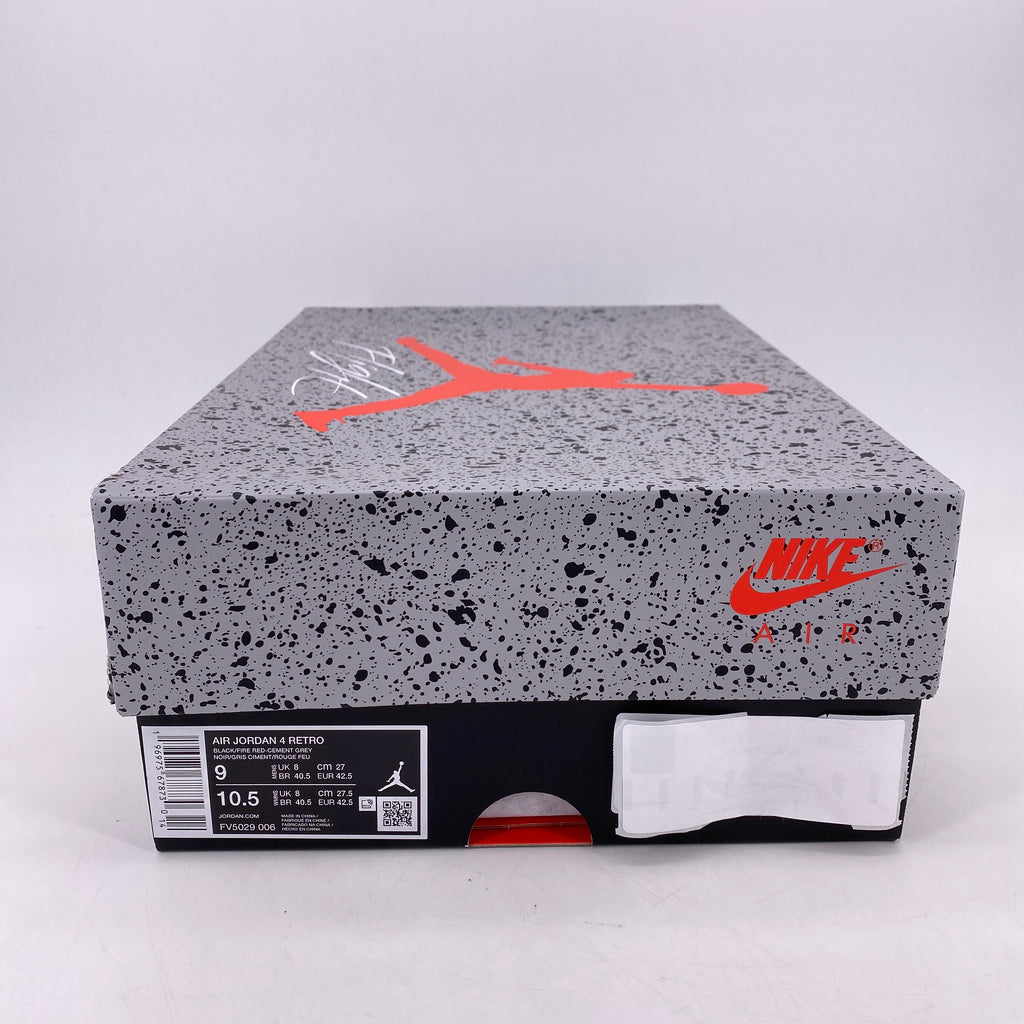 Air Jordan 4 Retro "Bred Reimagined" 2024 New Size 9