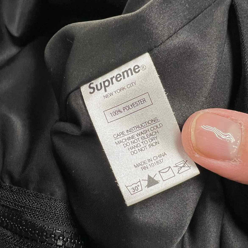 Supreme Fleece Jacket "SOUTHW WEST8" Black Used Size XL