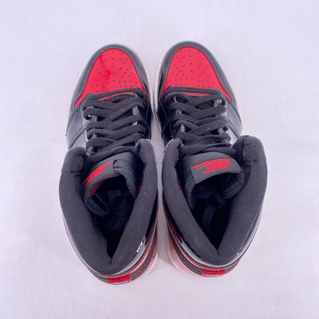 Air Jordan 1 Retro High OG "Patent Bred" 2021 Used Size 8