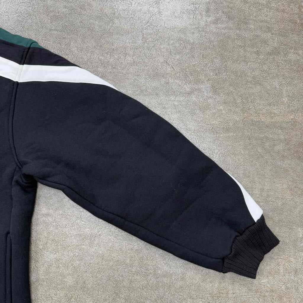 Rhude Half Zip Pullover "LOGO PATCH" Black Used Size L