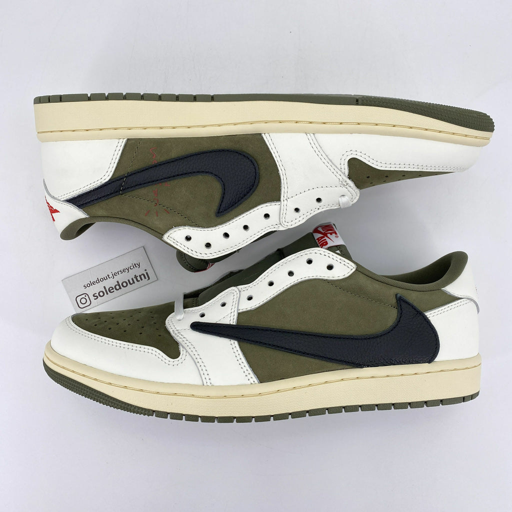 Air Jordan 1 Low OG SP "Travis Scott Medium Olive" 2024 New Size 10.5