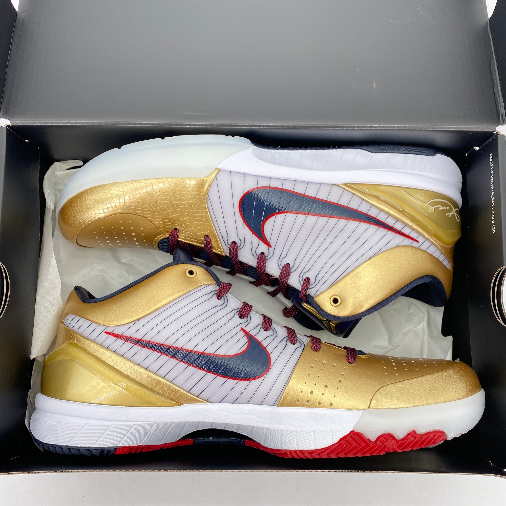 Nike Kobe 4 Protro &quot;Gold Medal&quot; 2024 New Size 13